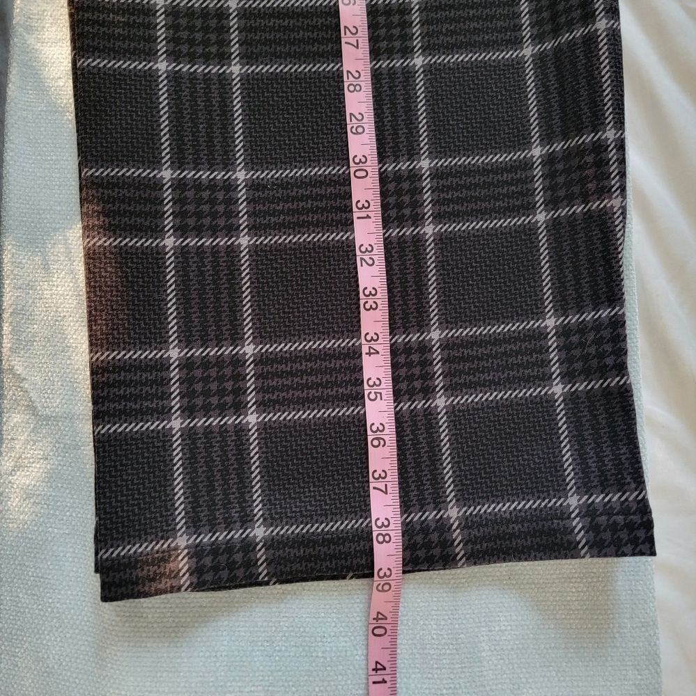 Torrid Plaid Wide Leg Pants in Black and gray - Picture 7 of 8